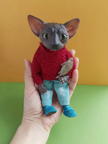Cat sphinx Doll