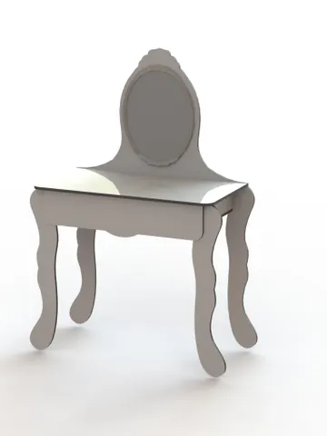 Digital Template Cnc Router Files Dressing Table Cnc for Wood Laser Cut Pattern $6.50