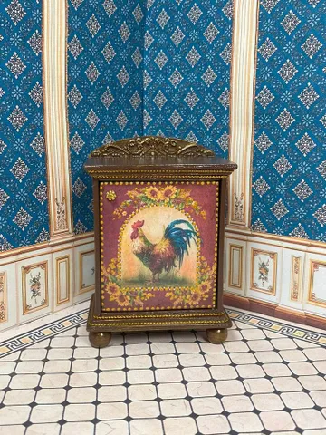Dollhouse Cabinet. 1:12. Handcrafted. Dollhouse Furniture.