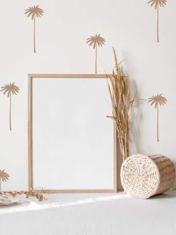 Palm Tree Decal - Hand Drawn Palms, Boho Decals h44 $38.99