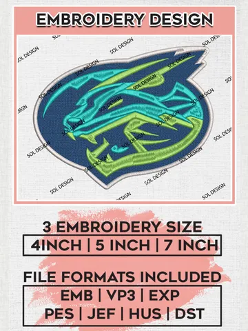 MiLB Lynchburg Hillcats Embroidery Design Files, MiLB Lynchburg Hillcats Logo, Minor League Baseball Logo Embroidery Designs, MiLB embroidery designs, Machine embroidery designs, Digital Download $6.99