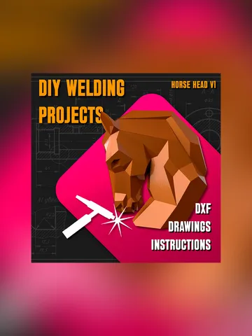 Welding Project Plans Drawings Chess Horse (DXF, PDF) $99.00