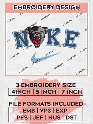 Nike Maine Black Bears Machine Embroidery Design, NCAA Maine Black Bears Embroidery Design files, NCAA Logo Embroidery Designs, NCAA Machine Embroidery Designs, Digital Download $6.99