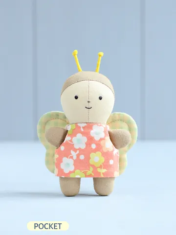 PDF Pocket Butterfly Stuffed Animal Sewing Pattern $6.00