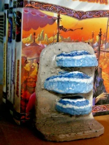 Ceramic Bookends, Decorative mushrooms bookends, Stoneware Book end, Home decor. $43.00