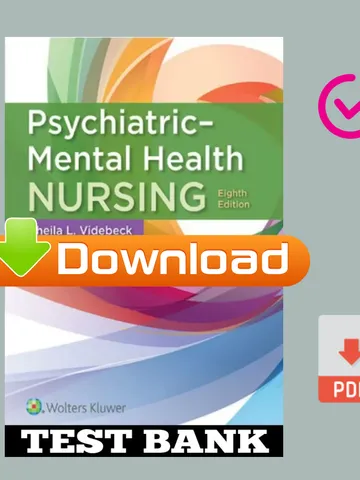 Test Bank for Psychiatric Mental Health Nursing 8th edition Test Bank Sheila L Videbeck