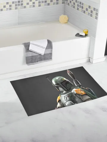 Boba Fett Bath Mat, Bath Rug $45.00