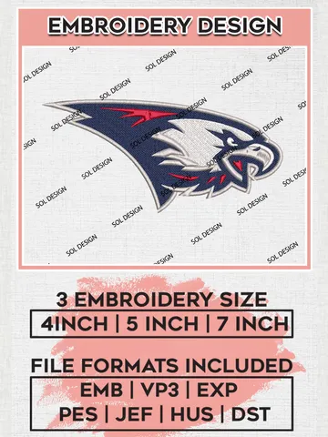 Southern Indiana Screaming Eagles Mascot Embroidery Designs, NCAA Logo Embroidery Files, NCAA Southern Indiana Screaming Eagles Logo, NCAA Embroidery Designs, Machine Embroidery Designs, Digital Download $6.99