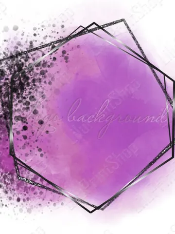 Purple Logo Background Png Watercolor pink and black confetti logo design overlay / digital instant download $2.44