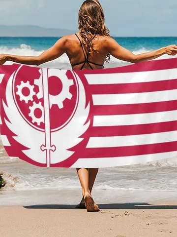 Brotherhood of Steel Fallout Beach Towel $45.00