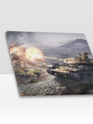 World of Tanks Frame Canvas Print $24.00