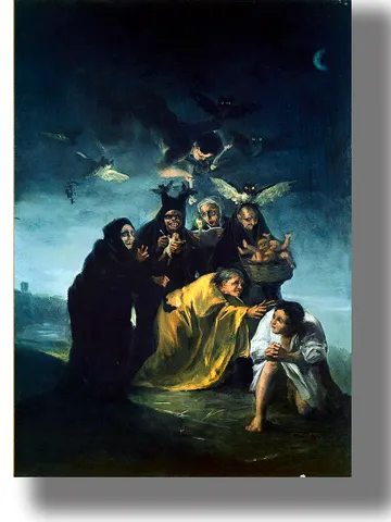Incantation. Francisco José de Goya y Lucientes artwork. $21.00