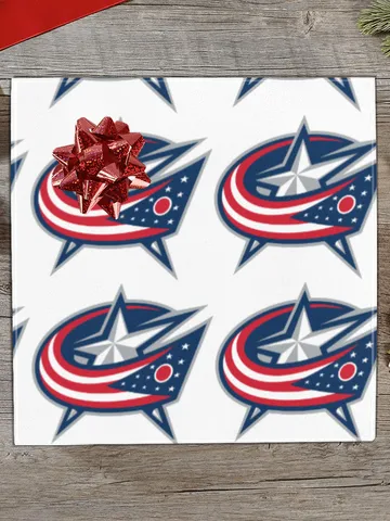 Columbus Blue Jackets Gift Wrapping Paper $24.97