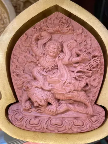 Guru Dorje Drollo / Guru Rinpoche Tsa Tsa Mold - 9cm Height: Tibetan Buddha Statue Maker for Ritual Sacred Art & Offering