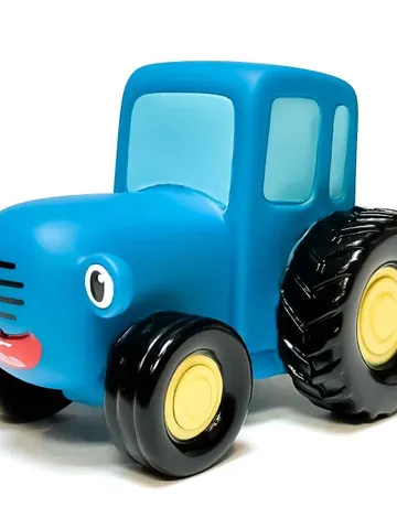 Origina Blue Tractor Bath Toy Cartoon Character Figure, Original, 8 cm / 3.15" $27.87