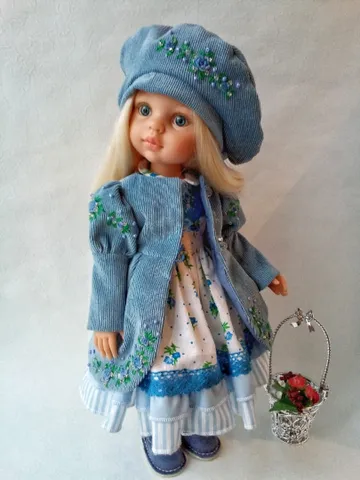 Outfit for Paola Reina or Little Darling dolls. $100.00