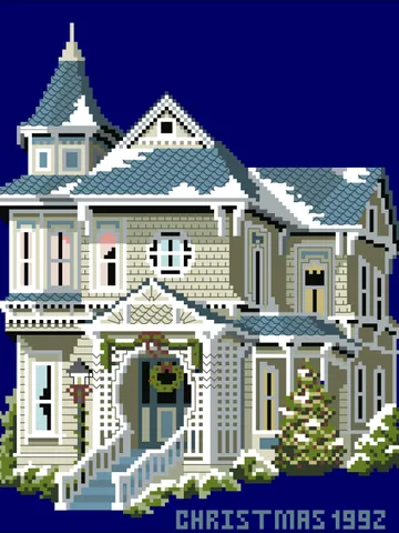 Vintage Cross Stitch Pattern Victorian House Counted Digital Download PDF $5.50