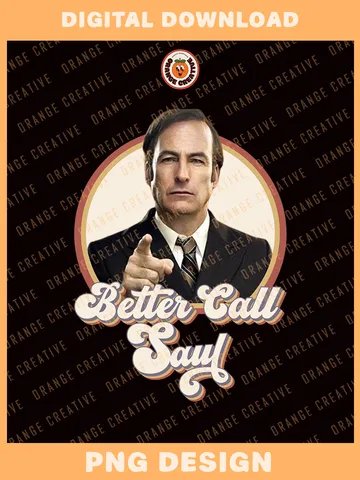 Retro 90s Better Call Saul Bootleg T-shirt PNG, 90s Bootleg Template, Graphic Saul PNG Files, Custom Bootleg Music Tee, Digital Download
