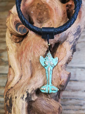 Gandhanra Handmade Tibetan Buddhist Amulet Garuda,Garula,Suparna,Golden-winged Bird Pendant,Made of Lima Brass,40 years old $39.99