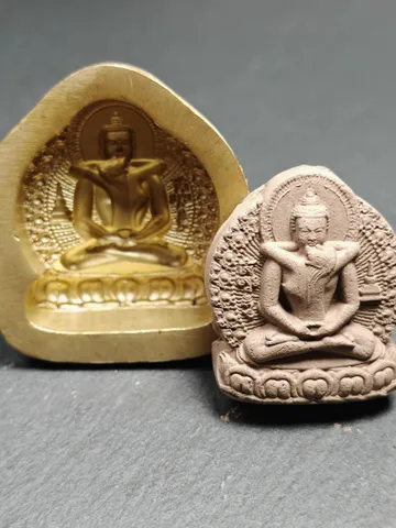 4.5cm Height Samantabhadra Yab Yum Tsa Tsa Mold,Gandhanra Unique Tibetan Buddha Statue Mould For Making Clay Statue,Tsha Tsha Mold $129.99