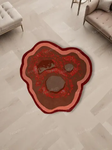 Ameba Shape Hand tufted rug 100% wool for kids room, living room, bed room in any size 4x4,5x5,6x6,8x8,9x9,10x10Hurry up guys!!! $508.88