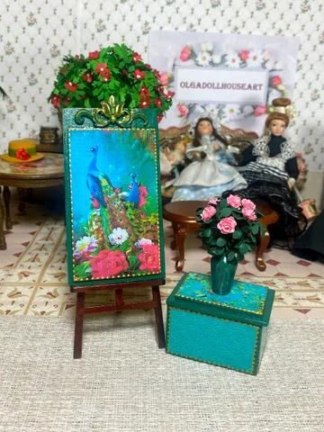 Dollhouse Accessories Set. 1:12. Doll Accessories. Dollhouse Miniature $65.00