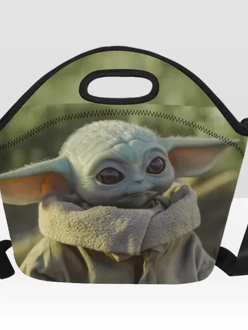 Baby Yoda Neoprene Lunch Bag, Lunch Box $36.00