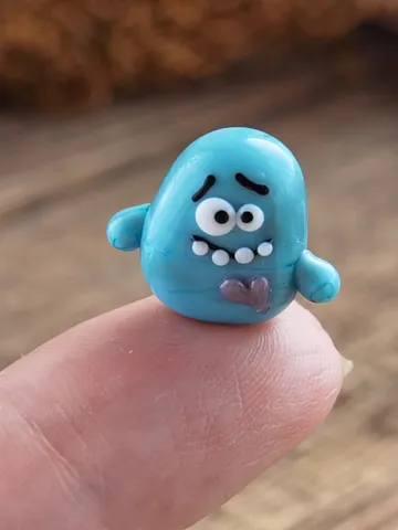 Tiny monster miniature, glass monster figurine, monster sculpture for terrarium decoration or fairy garden decor $19.16