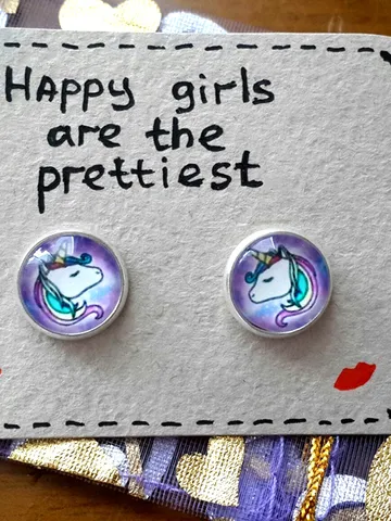 Unicorn Earrings Studs for girls $35.89