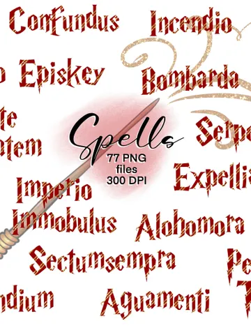 Spells clipart, spells png, spells png clipart, Magic school, wizard clipart, magic faculty, magic people, Wizarding stickers, magic sticker $3.00