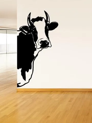Cow Wall Decal heifer Farm decor Sticker z599 $23.99