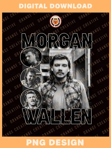 Mor.gan Wallen Retro Bootleg T-shirt PNG, 90s Bootleg Template, Graphic Mor.gan Wallen PNG Files, Custom Bootleg Country Music Tee, Digital Download $4.99