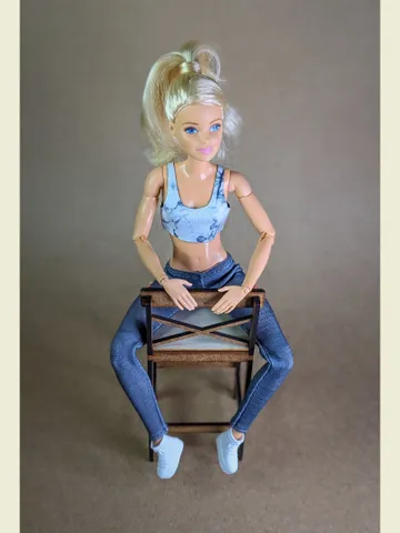 Gray top & leggins for 1/6 scale fashion female dolls $8.00
