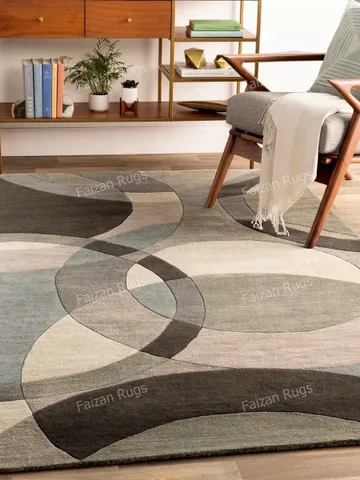 Antique Beige & Gray Hand tufted Rug 100% wool for living room, bed room, kids room in any size 9x12,8x10,6x9,5x8 fast up guys!!!! $90.00