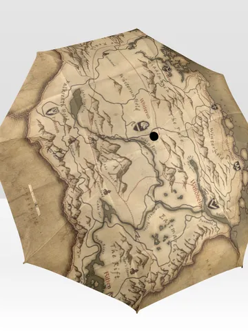 Skyrim World Map Umbrella $44.97