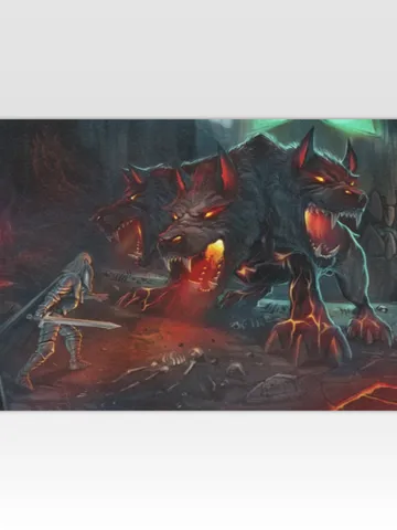 Old School Runescape Cerberus osrs DoorMat $48.00