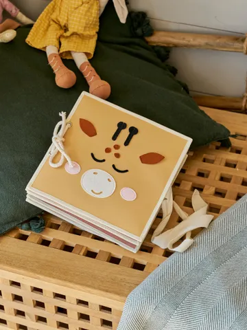 Quiet Book Toddler, Montessori Baby Activity, Developing Busy Book, Sensory Baby Soft Book with Farm Woodland Animals,1-2-3 year old Gift $105.00