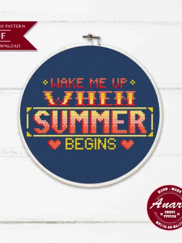 Funny Quote Cross Stitch Pattern $4.00