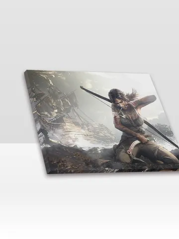 Tomb Raider Frame Canvas Print $24.00