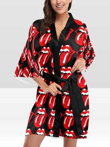 Rolling Stones Kimono Robe $89.97
