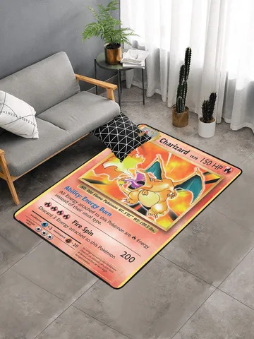 Charizard Card Area Rug $44.97