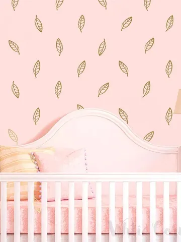 Leaves Wall Decals - leaves Wall Decal Set, Vinyl Wall Decals, Wall Decor, Nursery Wall Decals, Tree Leaves Wall Stickers ga24 $38.99