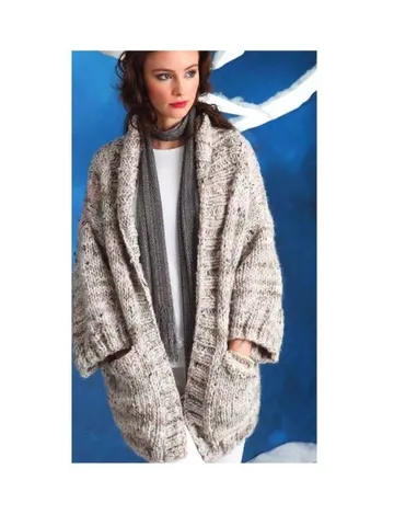 Cardigan pattern, easy cardigan pattern, women cardigan, chunky cardigan pattern $6.68
