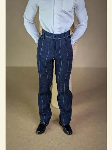 Handmade classic navy pants for 13 inch fashion male dolls (Adonis) $32.00