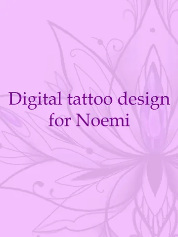 Tattoo Design Commission $65.00