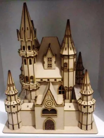 Digital Template Cnc Router Files Cnc Castle Files for Wood Laser Cut Pattern $6.50