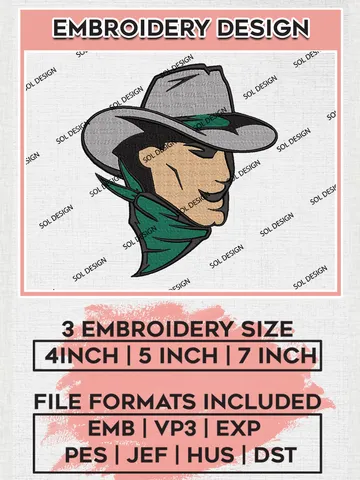 Stetson Hatters Embroidery Designs, NCAA Logo Embroidery Files, NCAA Stetson Hatters Logo, NCAA Embroidery Designs, Machine Embroidery Designs, Digital Download $6.99