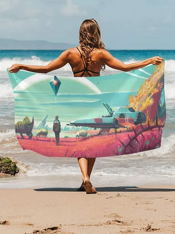 No Man's Sky Beach Towel $45.00