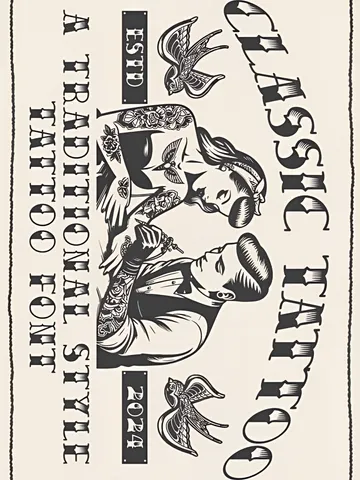 Classic Tattoo Font $0.00