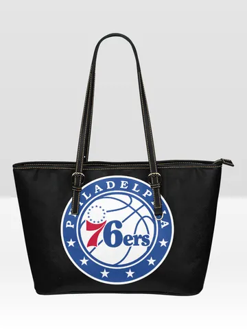 Philadelphia 76ers Leather Tote Bag $60.00